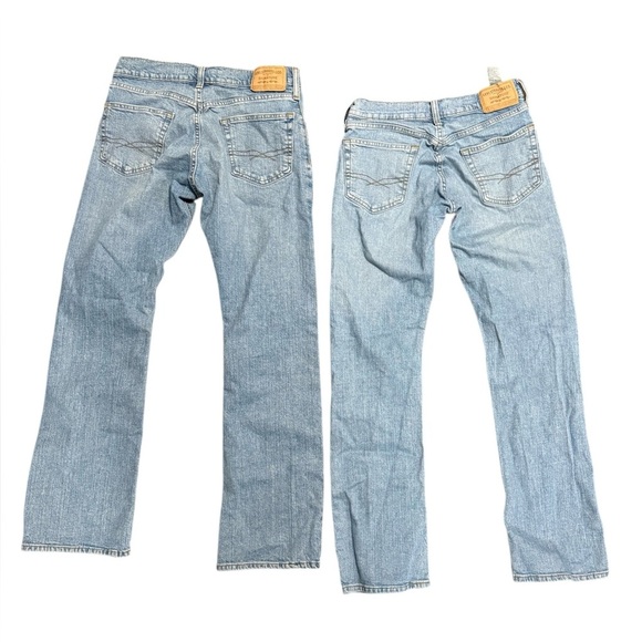 TWO PAIR Levi Strauss Classic Blue Boot Cut Jeans - Picture 2 of 4